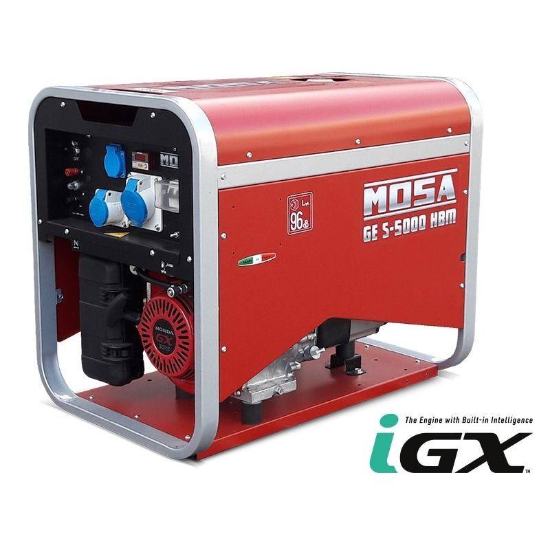Benzin Stromerzeuger GE S-5000 HBM von MOSA