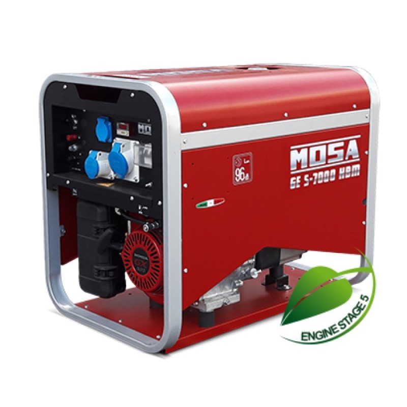 Benzin Stromerzeuger GE S-7000 HBM von MOSA