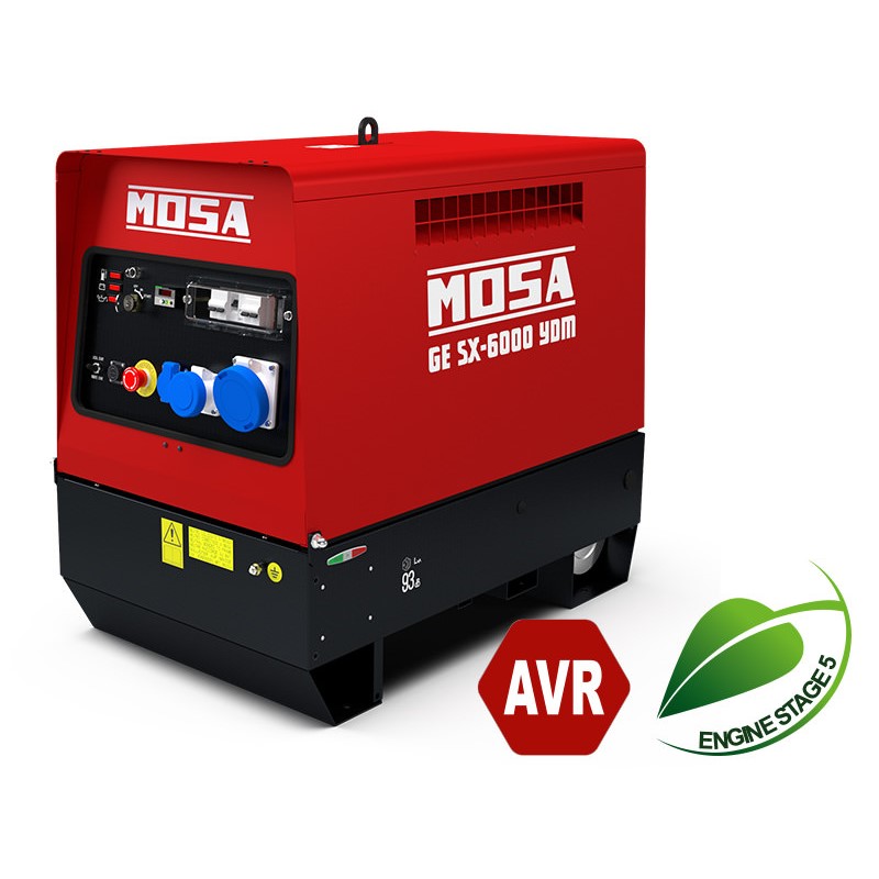 Diesel Stromerzeuger GE SX-6000 YDM von MOSA
