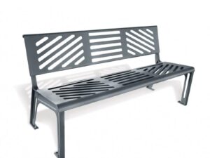 Sitzbank Essen aus Stahl UM379M