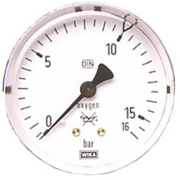 Arbeitsdruckmanometer (Sauerstoff)