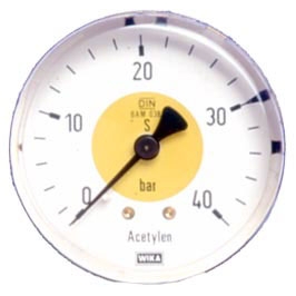 Flaschendruckmanometer (Azetylen)