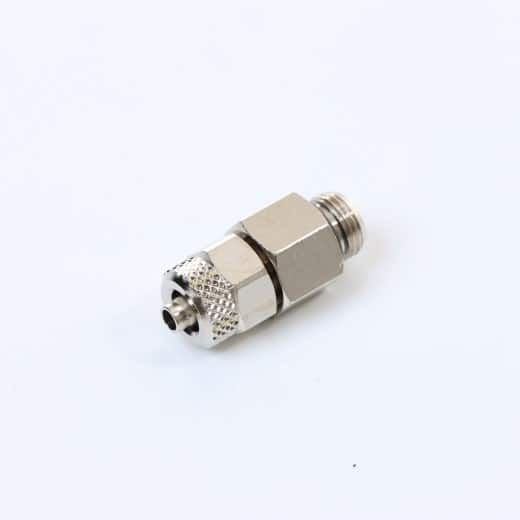 Rückschlagventil AG 1/8', 6x4 mm, Düse 0,7 mm zu Serie MSM 2,2 - 7,5 kW (Restölmenge)