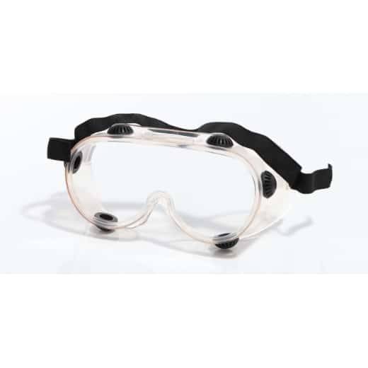 Schutzbrille / Vollsichtbrille farblos aus Weich-PVC