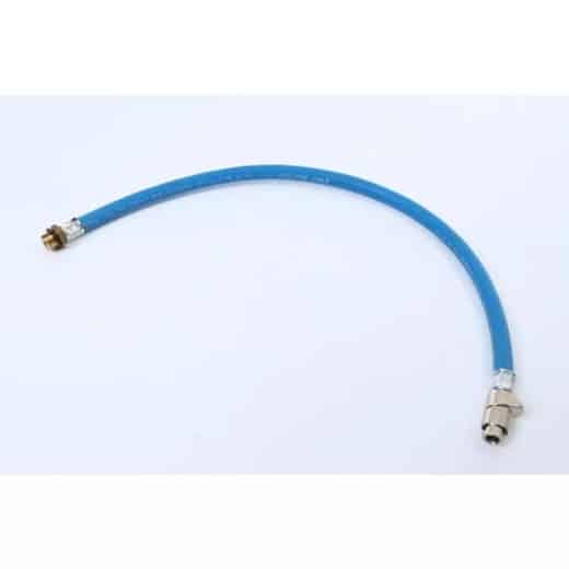 Quick-Stecker mit Schlauch 'blau' 0,5m