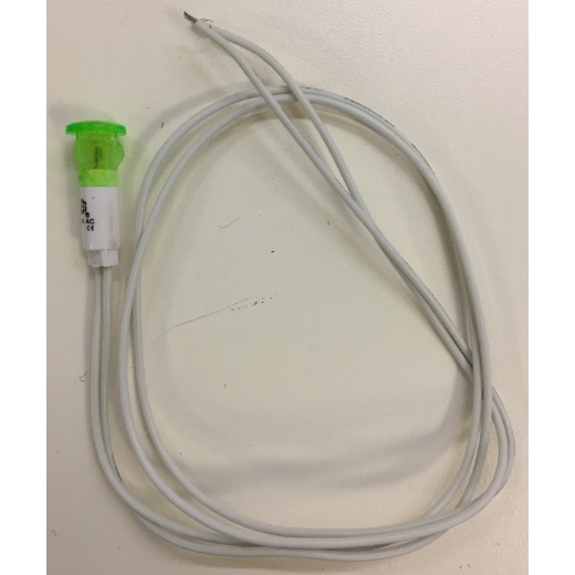 Kontrolllampe grün 220V inkl. Kabel