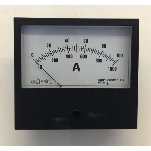 Amperemeter 0-100A 95x85mm