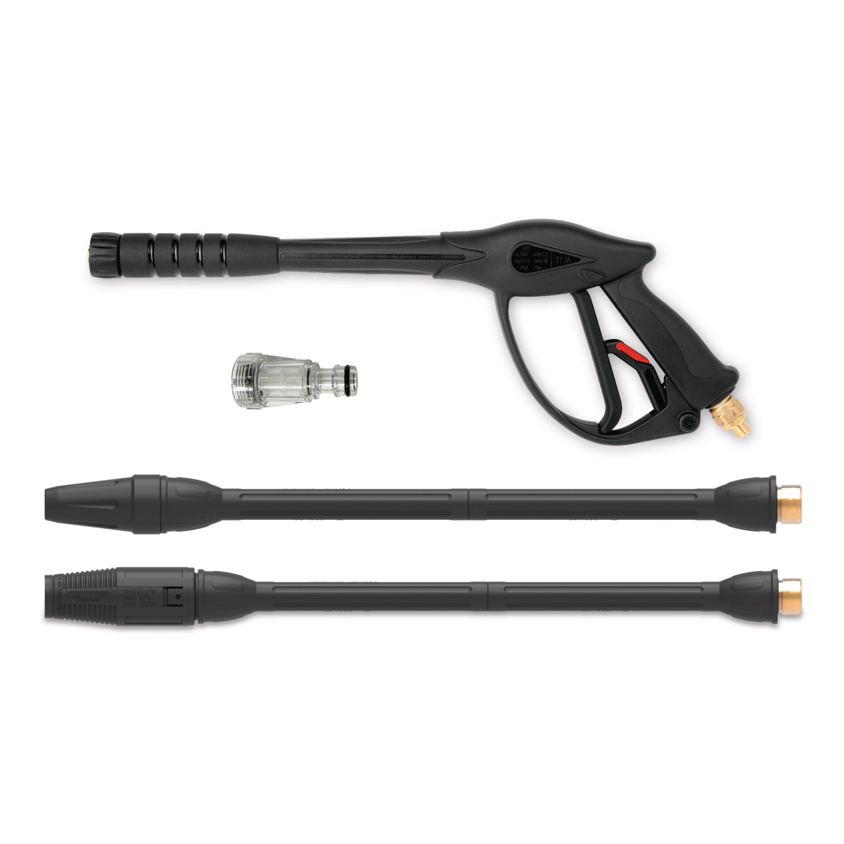 Kaltwasser-Hochdruckreiniger
HDR-K 77-18 Zubehörset für Hochdruckreiniger bestehend aus Spritzpistole, zwei Lanzen und Wasserfilter.