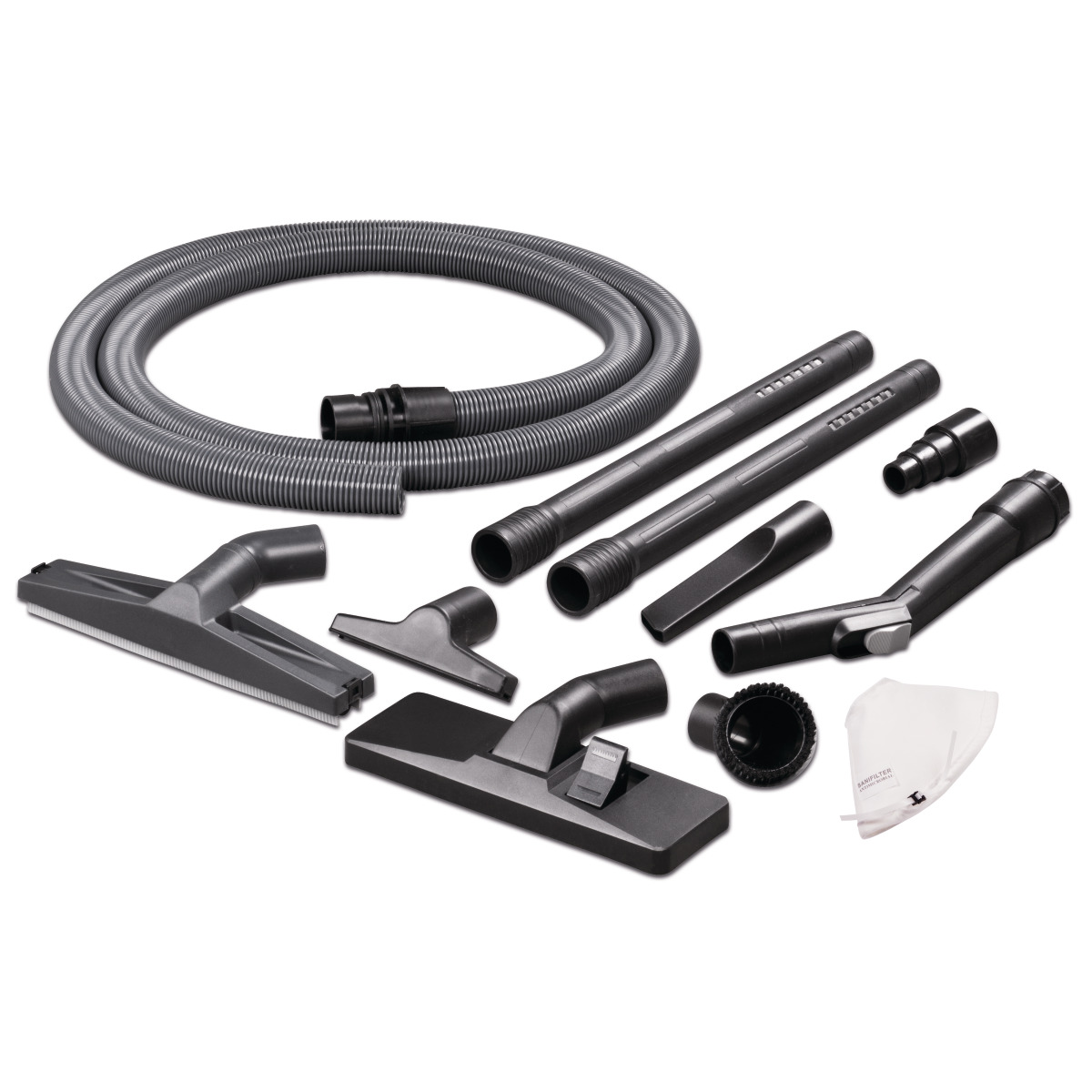 Nass-/Trockensauger wetCAT 116 E Zubehörset für Nass-Trockensauger mit Düsen, Rohren, Schläuchen und Filtern.