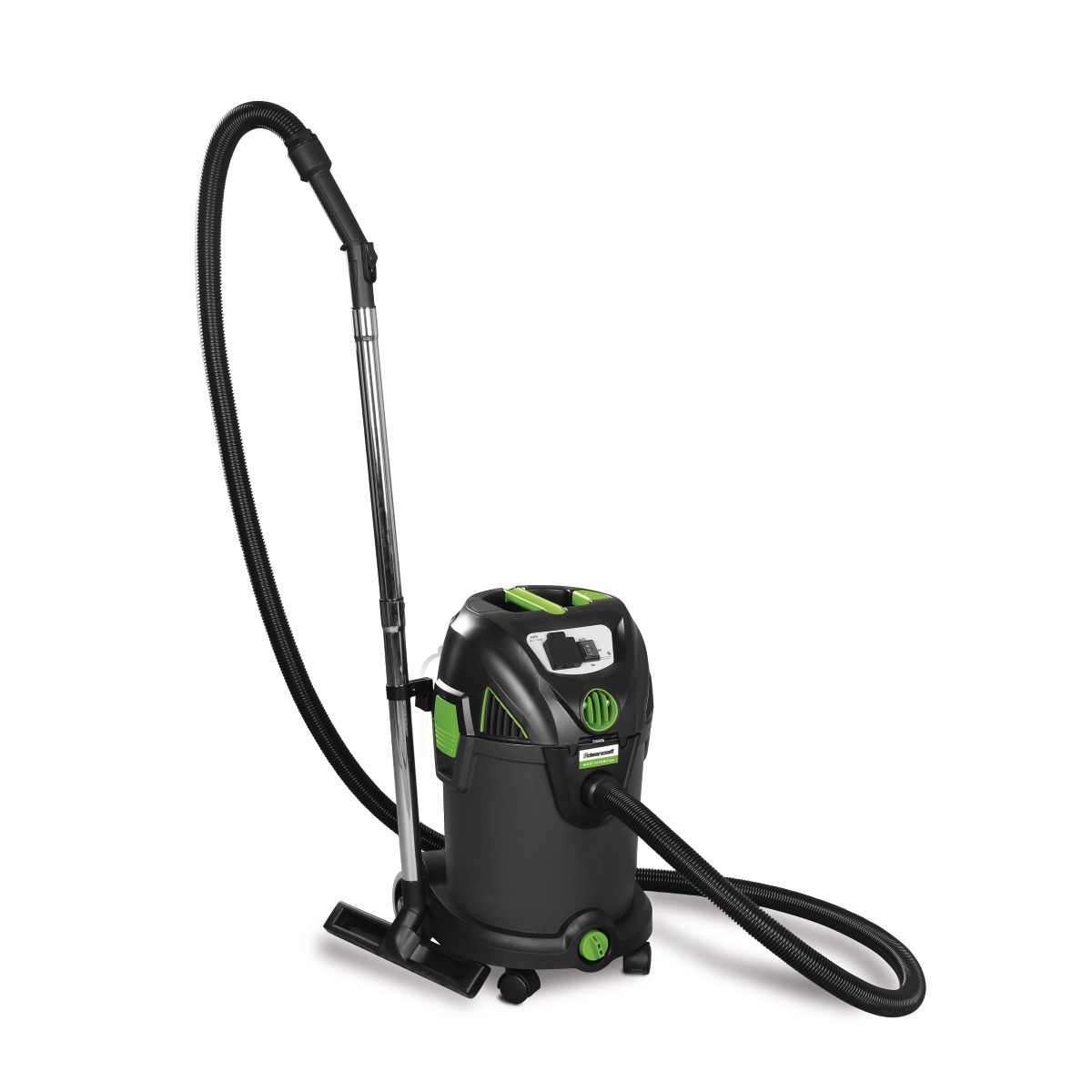 Nass-/Trockensauger wetCAT 131 RH M-Class Nass- und Trockensauger mit montiertem Saugrohr, Schlauch und Bodendüse, einsatzbereit gezeigt.