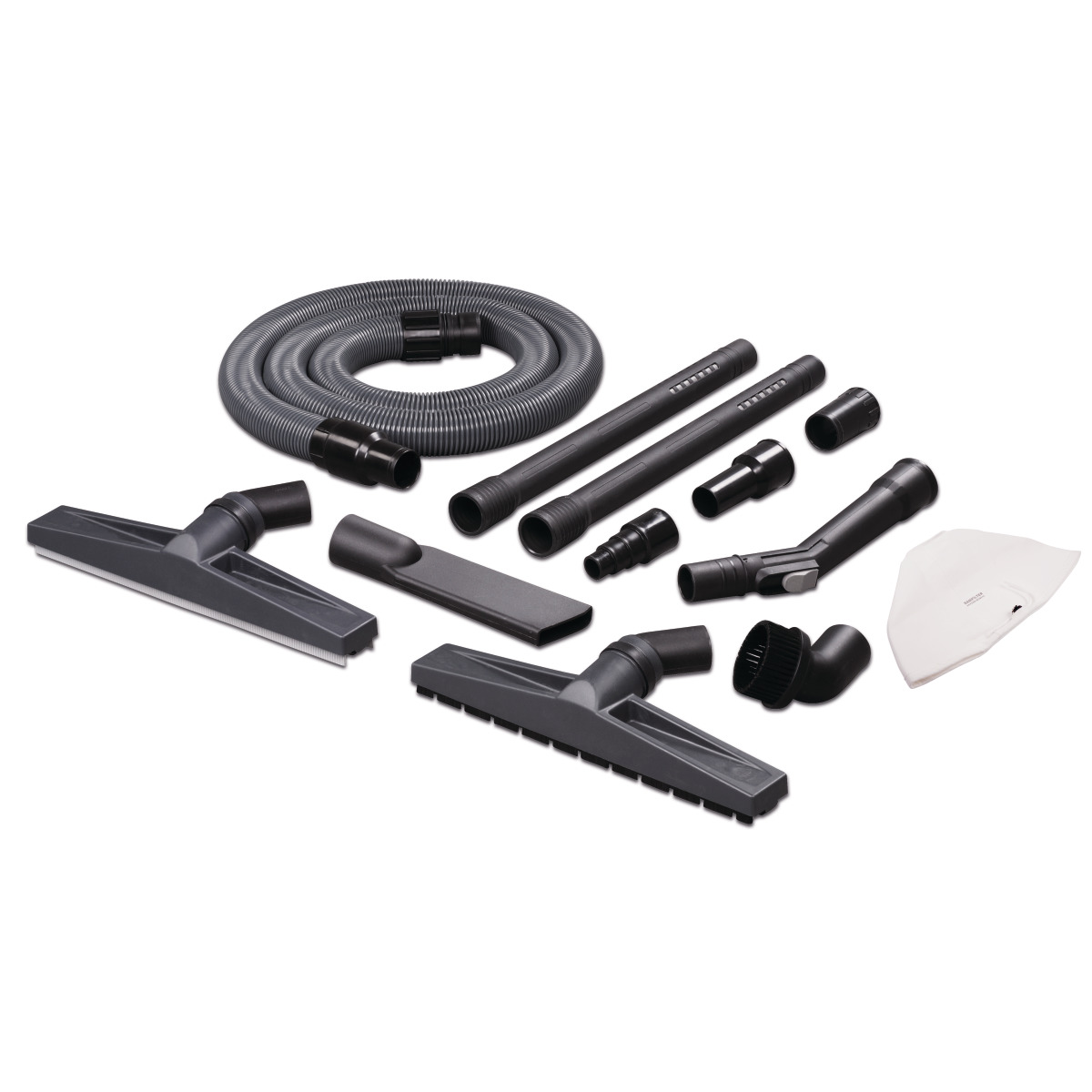 Nass-/Trockensauger wetCAT 137 E Zubehörset mit Saugrohren, Schläuchen, Düsen und Filtern für Nass- und Trockensauger.