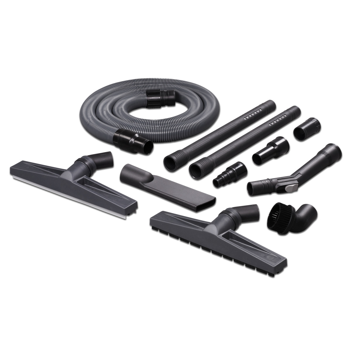 Nass-/Trockensauger wetCAT 137 R Zubehörset mit Saugrohren, Schläuchen, Düsen und Filtern für Nass- und Trockensauger.