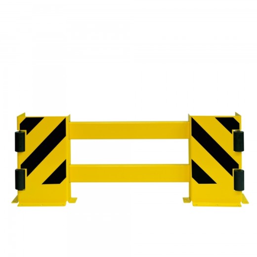 Regalschutz-Planken-Set B mit Leitrollen