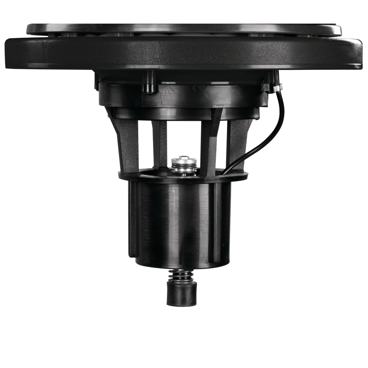 Industrie-Trockensauger dryCAT 133 IRSC M-Class Motor- und Lüftereinheit eines Industriestaubsaugers in Nahaufnahme.